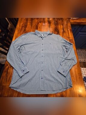 Southern Tide Intercoastal Size XXL Button Down Plaid Vented Breathable outdoors